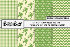 Princess and the frog Digital Papers, scrapbooking papers Product Image 1