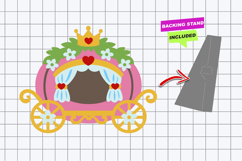 Princess Carriage 3D SVG Product Image 3