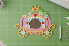 Princess Carriage 3D SVG Product Image 4