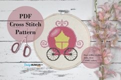 Carriage Cross Stitch Pattern - Digital Download PDF Product Image 1