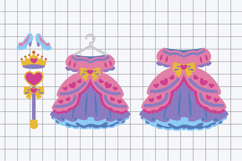 3D Princess Outfit SVG Product Image 3