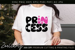 Princess SVG Little Princess Baby Girl T-shirt Pillow Design Product Image 4