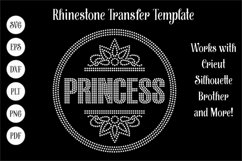 Princess Rhinestone SVG Template Product Image 1