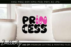 Princess SVG Little Princess Baby Girl T-shirt Pillow Design Product Image 5