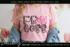 Princess SVG Little Princess Baby Girl T-shirt Pillow Design Product Image 3
