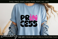 Princess SVG Little Princess Baby Girl T-shirt Pillow Design Product Image 6