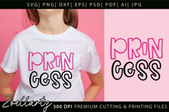Princess SVG Little Princess Baby Girl T-shirt Pillow Design Product Image 1