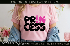 Princess SVG Little Princess Baby Girl T-shirt Pillow Design Product Image 7