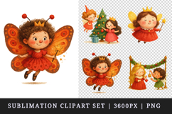 Princess clipart printable sublimation design png Product Image 1