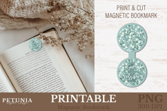 Bible verse bookmark design being used as a printable magnetic bookmark print and cut with the Cricut