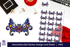print and cut-printable stickers-sticker sheets-bat sticker-animal-phone case-cartoon