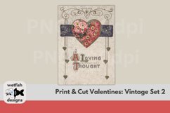 Four Printable Vintage Valentine&#039;s Day Postcards Product Image 4