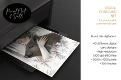 Nordic Winter Ladies Postcard Set Product Image 2