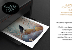 Soft Ink Woodlands Postcard Set Product Image 2