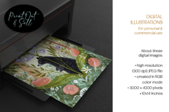 Forest Flower Animals Postcard Set Product Image 2