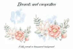 Bouquet of flowers. Design for printing. Product Image 2