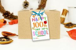 HAPPY 100th DAY OF SCHOOL GIFT TAGS-  100 DAYS OF SCHOOL TAGS FOR TEACHERS