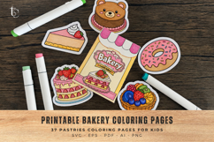 Printable Bakery Coloring Pages for Kids Product Image 5