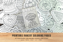 Printable Bakery Coloring Pages for Kids Product Image 2