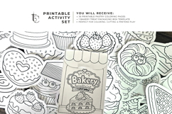 Printable Bakery Coloring Pages for Kids Product Image 3