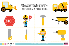 cute construction art