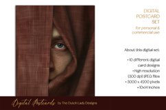 Faces In Linen Postcard and Art Print Set Product Image 3