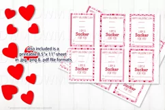 Sucker Valentine Cards, Kids Valentine, I'm a Sucker for You Product Image 2