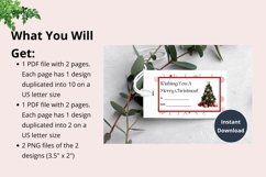 Printable colored Christmas gift tags pdf - 2 designs Product Image 2