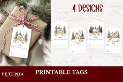 Printable Christmas gift tags template designs being used as Popular Printable Christmas Tags print