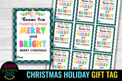 PRINTABLE CHRISTMAS HOLIDAY GIFT TAGS FOR STUDENTS AND TEACHERS