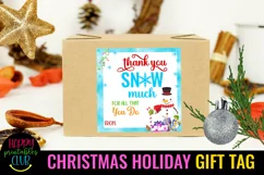 PRINTABLE CHRISTMAS HOLIDAY GIFT TAGS FOR STUDENTS AND TEACHERS