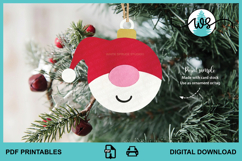 Printable Christmas Ornament Tags Bundle Holiday Gift Tags Product Image 9