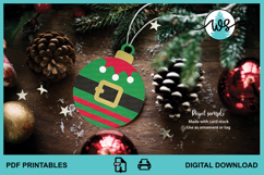 Printable Christmas Ornament Tags Bundle Holiday Gift Tags Product Image 4