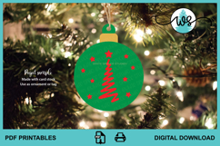 Printable Christmas Ornament Tags Bundle Holiday Gift Tags Product Image 7