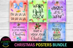 PRINTABLE CHRISTMAS POSTERS SET- HOLIDAY POSTERS SET- CHRISTMAS CLASSROOM POSTERS BUNDLE