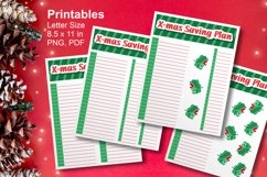 Printable Christmas Saving Plan Set of 4 Pages 