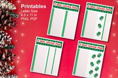 Printable Christmas Saving Plan Set of 4 Pages 