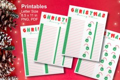 Printable Christmas Saving Tracker Set of 4 Pages