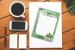 PRINTABLE DAILY GRATITUDE JOURNAL I DAILY GRATITUDE CARDS I PLANT THEME GRATITUDE CARDS