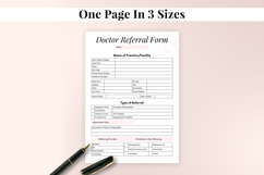 Printable Doctor Referral Form Template Product Image 7