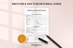 Printable Doctor Referral Form Template Product Image 6
