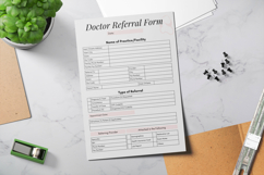 Printable Doctor Referral Form Template Product Image 3