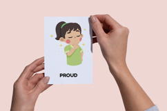 Printable feelings flash cards for kids featuring 15 emotion cards designed for preschool, toddlers, homeschool, and Montessori learning to help children recognize emotions and support social emotional development.