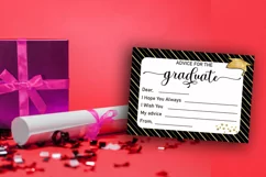 words of wisdom for the graduates- graduation party advice cards printable