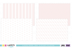 newborn digital paper