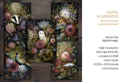 Rococo Flowers &amp; Animals Postcard Set Product Image 7