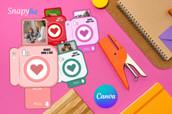 Printable Pull Out Photo Card Canva Template Product Image 3
