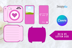 Printable Pull Out Photo Card Canva Template Product Image 4