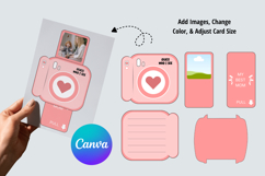 Printable Pull Out Photo Card Canva Template Product Image 5