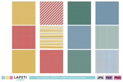 Album layout backgrounds in coordinated colors